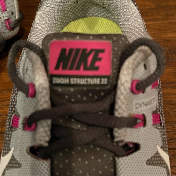 Nike Zoom Structure 20 Grey Pink Sneakers - Picture 6 of 10